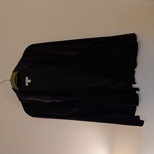 Ophelia Roe Black Velveteen Blazer in size XL